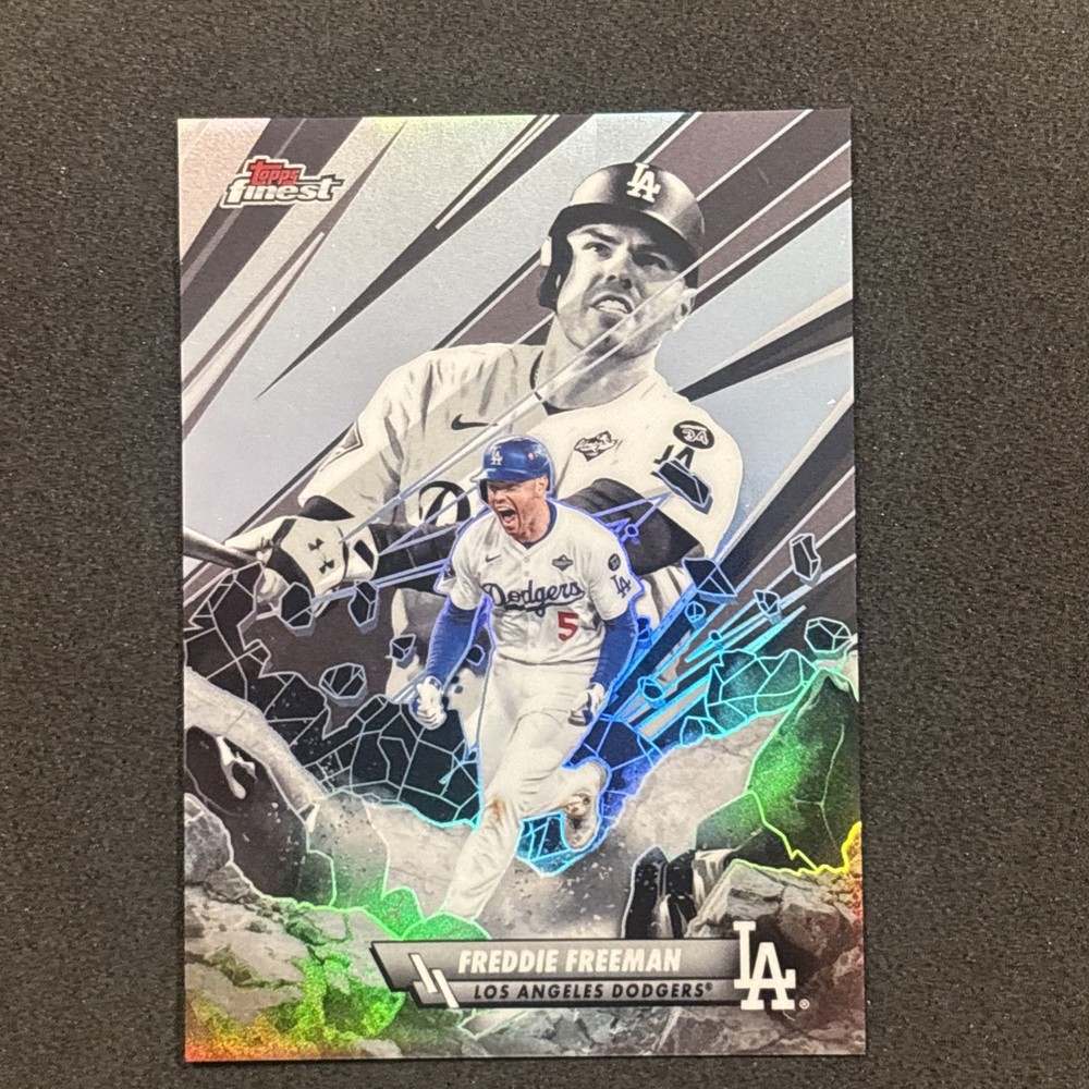 2026 Topps Finest Freddie Freeman Smashing Through SSP #S-9 Case Hit Dodgers