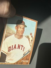 1962 Topps Baseball #565 Jose Pagan EX/EX+ San Francisco Giants Front Defect Hi