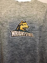 New Wright State Raiders Mens Sizes S-M-L-XL-2XL-3XL Polyester Performance Shirt