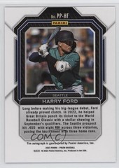 2023 Panini Prizm Potential Penmanship Harry Ford #PP-HF Auto s1i