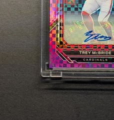 TREY MCBRIDE Rookie Auto 2022 Panini Purple Power Prizm SP /49 RC