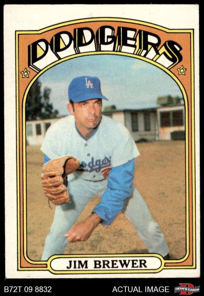 1972 Topps #151 Jim Brewer Dodgers 4 – VG/EX