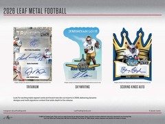 2026 LEAF METAL FOOTBALL HOBBY JUMBO BOX