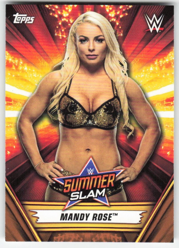 2019 Topps WWE SummerSlam Bronze Mandy Rose #47