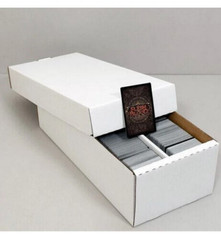 New (1) BCW 1,600 Count Cardboard Shoe Storage Box With Lid For Trading Cards