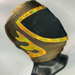 Tinieblas Semi Professional Wrestling Mask Lucha Costume Beehive Fabric Design