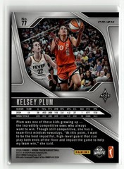 Kelsey Plum 2024 Panini Prizm WNBA #77 Green Prizms