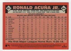 2021 Topps Chrome 1986 Baseball Ronald Acuña Jr. Atlanta Braves #86BC-3
