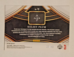 Kelsey Plum SNAPSHOT Prizm #&rsquo;d /49 ( 2024 WNBA Select #19 SP SPP Aces Sparks NM)