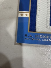 2013 Topps In The Name RA Dickey 1/1 Letter Patch Relic #ITN-RD NY Mets CY Young