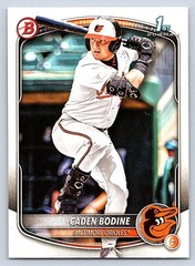 CADEN BODINE ORIOLESRC 1st card 2025 BOWMAN DRAFT #BD-63