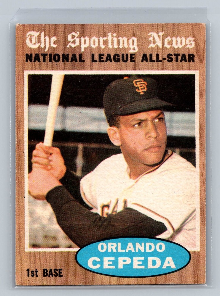 1962 Topps #390 Orlando Cepeda
