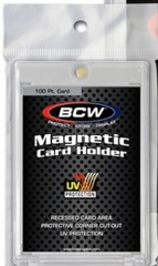 Box /16 BCW 100 Point UV Protected Magnetic Thick Trading Card Holders one touch