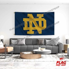 Notre Dame FLAG 3X5 Banner Fighting Irish Football NCAA Fast FREE Shipping