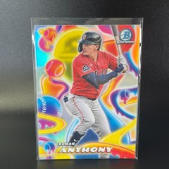 2025 Bowman Chrome #MM-13 Roman Anthony Melt Mashers Boston Red Sox