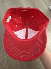Anaheim Angels Hat Cap Strap Back Adult One Size Red MLB Sixth Man Promotions