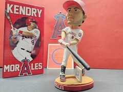 Kendry Morales Los Angeles Angels MLB 2011 SGA Bobblehead NIB SH Lefty