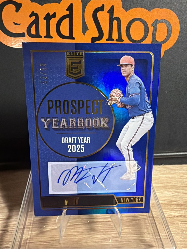 2026 Panini Elite Prospect Yearbook Mitch Voit Auto /99 # PYS-MV