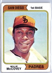 Willie McCovey 1974 Topps 250 San Diego