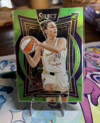 Panini 2025 Select WNBA Kathryn Westbeld Concourse RC Neon Green Prizm /75 #11