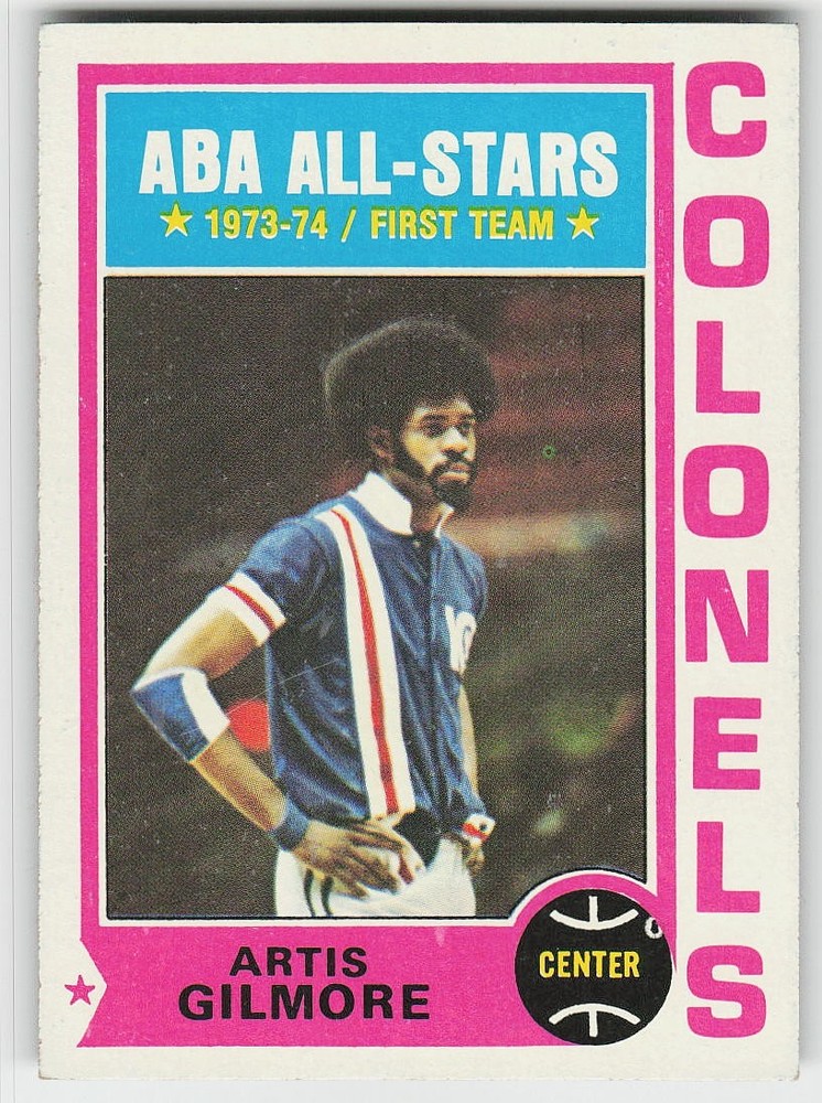 1974-75 Topps #180 Artis Gilmore BASKETBALL Kentucky Colonels