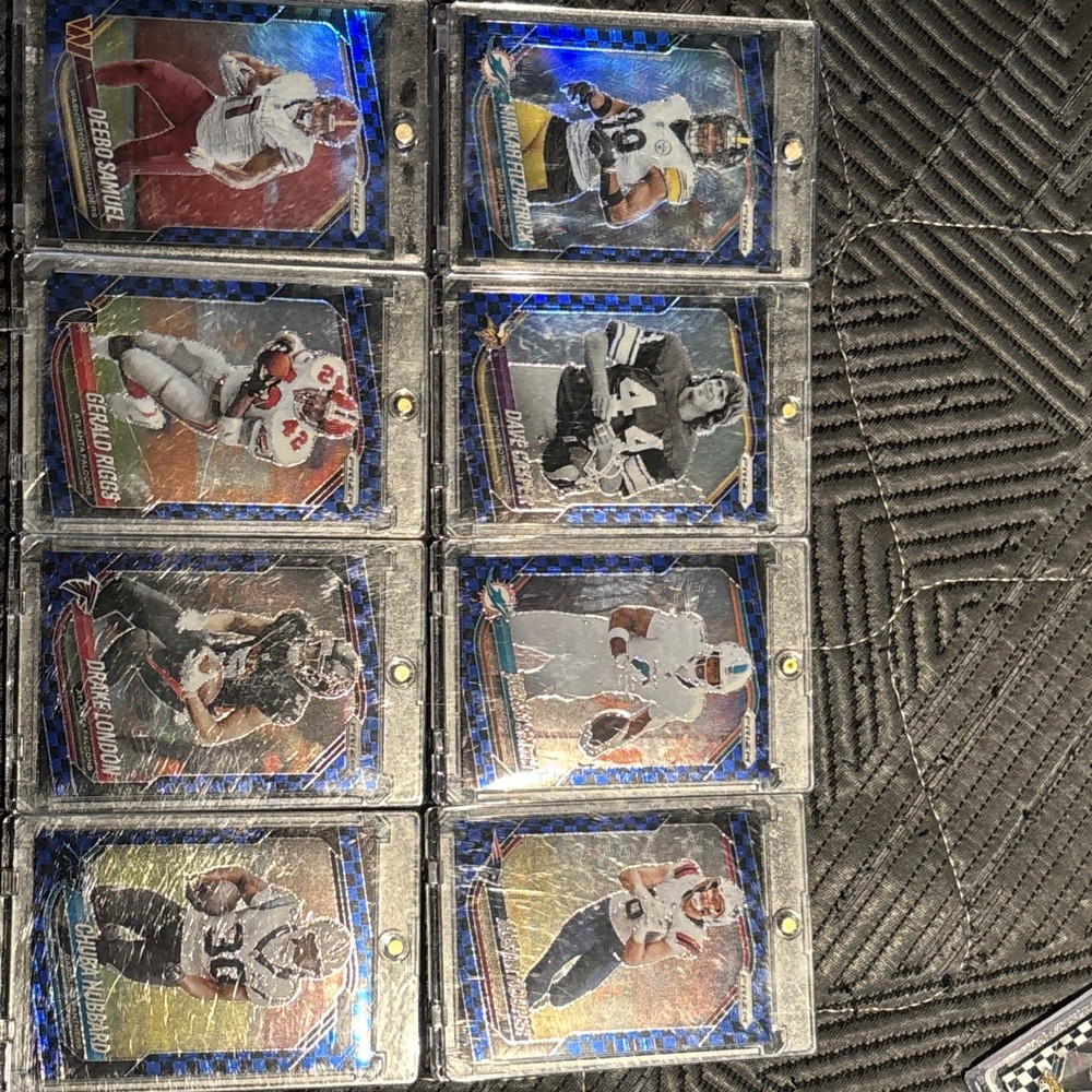 Lot Of 16 Blue/black Checkerboard Ssp And White/black Checkerboard Cards