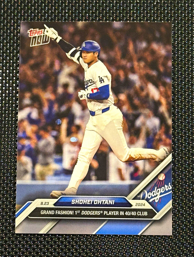 Topps Now 2024 Shohei Ohtani #584 Los Angeles Dodgers Grand Fashion 40/40