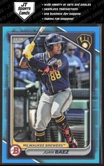 2024 Bowman Draft Juan Baez BD-150 Sky Blue Paper /499 | Milwaukee Brewers