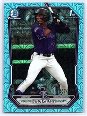 2026 Bowman #BCP-150 Wilder Dalis Sky Blue Mojo Refractor #/499