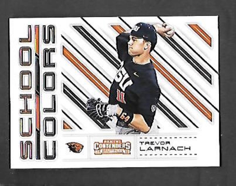 TREVOR LARNACH 2018 Panini Contenders Draft Picks School Colors #13 OREGON ST.