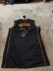 NEW YORK NICKS CARMELO ANTHONY BLACK AND ORANGE Adidas JERSEY MEN&rsquo;s 3XL NEW!