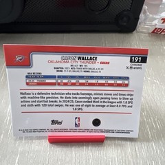 2025-26 NBA Topps Chrome Blue X-Fractors – Cason Wallace #191