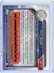 2019 Bowman Chrome Draft 1st Refractor Riley Greene #BDC-50 Tigers