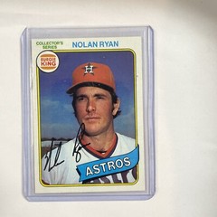 1980 Topps Burger King Nolan Ryan Card 9
