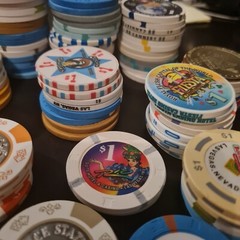 MINT $1-$5 VINTAGE LAS VEGAS CASINO CHIPS