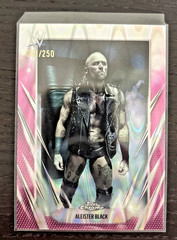 2026 Topps Chrome WWE Aleister Black Pink RayWave Refractor #/250