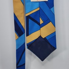Vintage Tie Los Angeles Chargers Colors Blue Yellow Baby Navy Hand Made NFL Nice