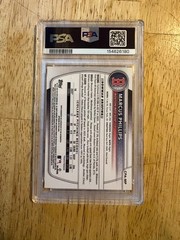 2025 Bowman Draft Baseball #CPA-MP Marcus Phillips 089/499 Auto Refractor PSA 10