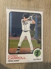 2022 Topps Heritage Minors Base #121 Corbin Carroll Reno Aces