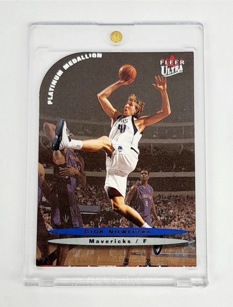 MINT SP PLATINUM MEDALLION DIE-CUT 2003-04 FLEER ULTRA DIRK NOWITZKI MAVERICKS