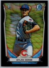 2014 Bowman Chrome Draft 1st Bowman Black Wave Refractor Dylan Cease #CDP79