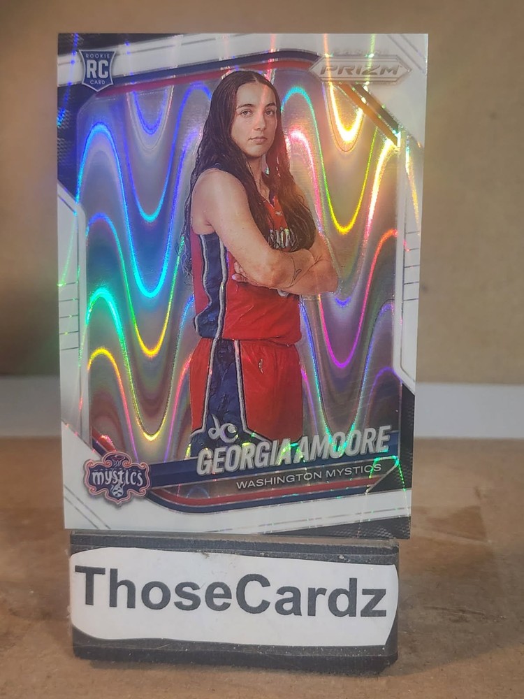 2025 Panini Prizm WNBA White Seismic Prizm #103 Georgia Amoore