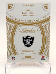 2025 Panini Flawless Bo Jackson Performances Ruby Auto Autograph #/15 Raiders