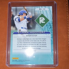 Ethan Holliday #12 Rockies /25 🔥🔥🔥Panini 2025 Prospect Edition 20-80 Scale