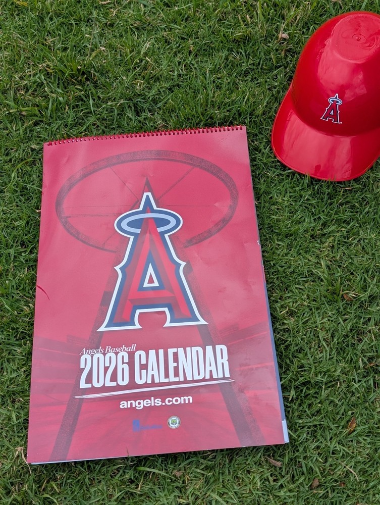 2026 Los Angeles Anaheim Angels Wall Calendar SGA Opening Day 4/4 MLB baseball