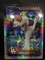 2024 Topps Chrome Logofractor Edition – Yoshinobu Yamamoto #18 (RC)