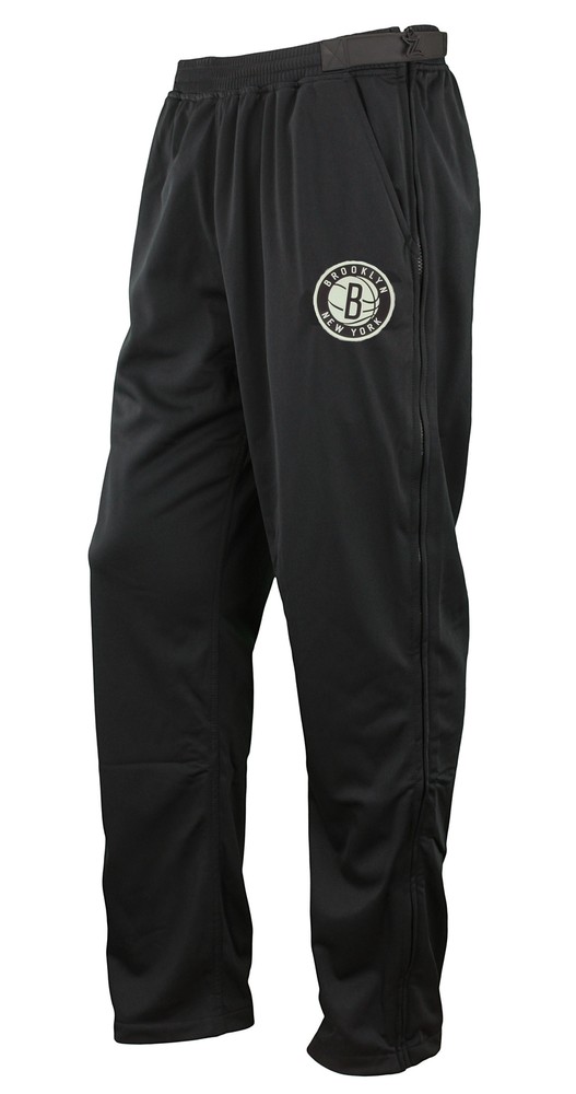 Zipway NBA Men&rsquo;s Brooklyn Nets Pixel Tricot Tear Away Pants, Black