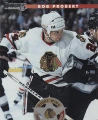 Bob Probert 1995-96 Chicago Blackhawks Vintage Authentic CCM Hockey Jersey 52/XL