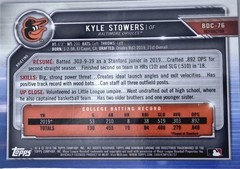 2019 Bowman Draft – Chrome Kyle Stowers #BDC-76 Refractor (RC) Baltimore Orioles