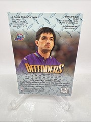 1997-98 Topps Finest Silver Uncommon John Stockton # 297 Jazz Unpeeled